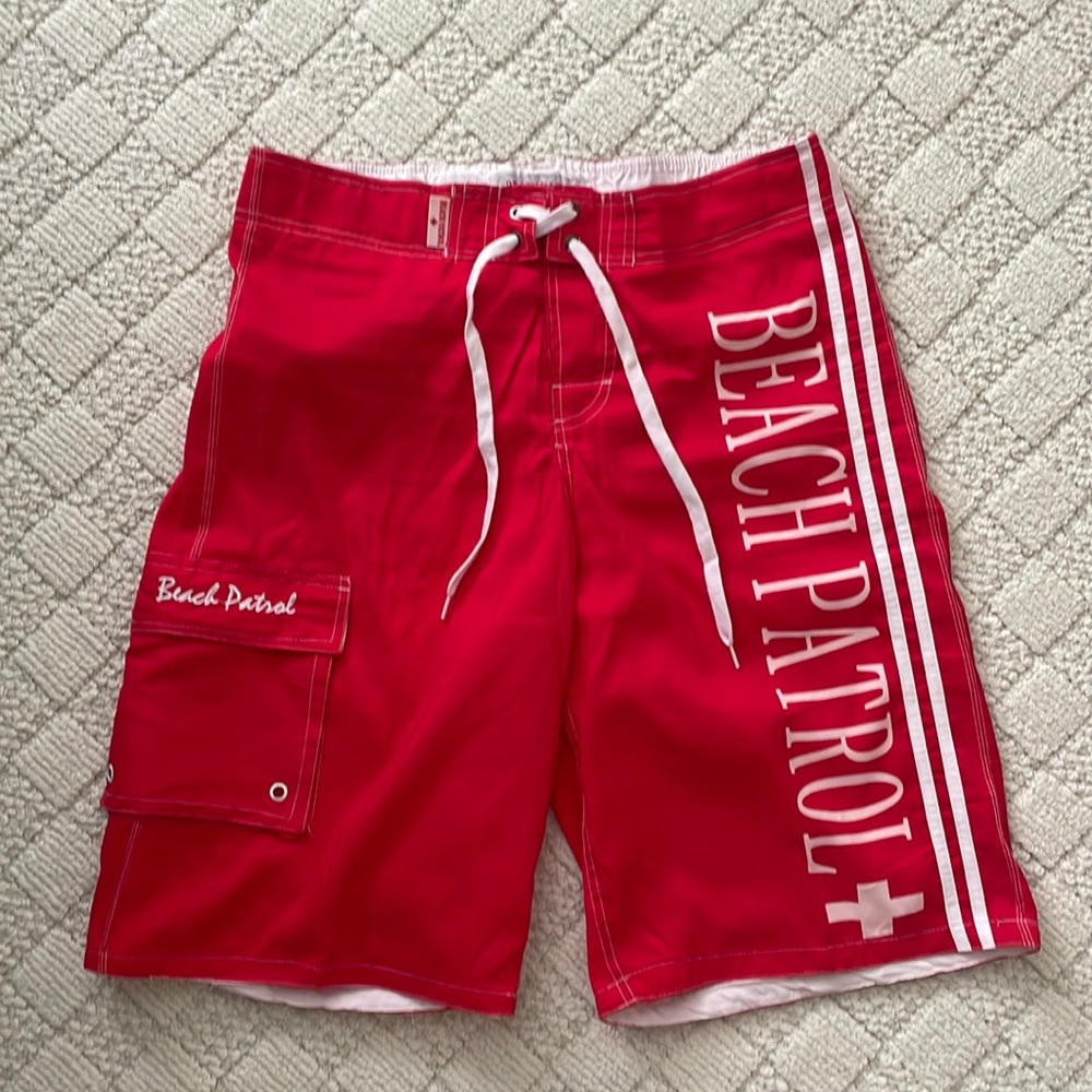 Beach Patrol Swim Trunks